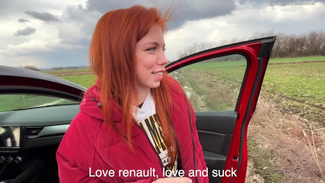 Устроил для рыжей девушки отличный минет